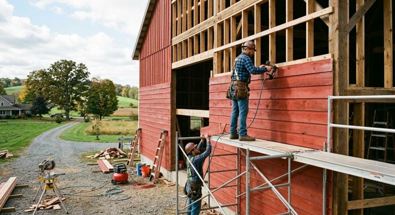 Barn Siding Installation in La Vergne, TN