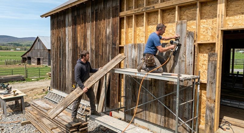 Barn Siding Installation in Sumner County, TN