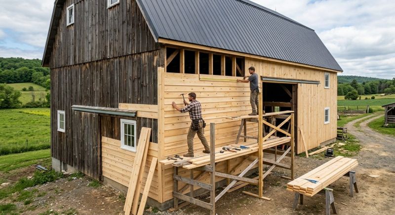 Barn Siding Installation in Portland, TN