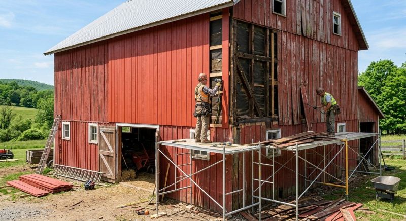 Barn Siding Replacement in Joelton, TN