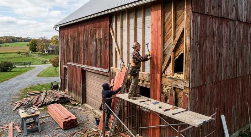 Barn Siding Replacement in Madison, TN