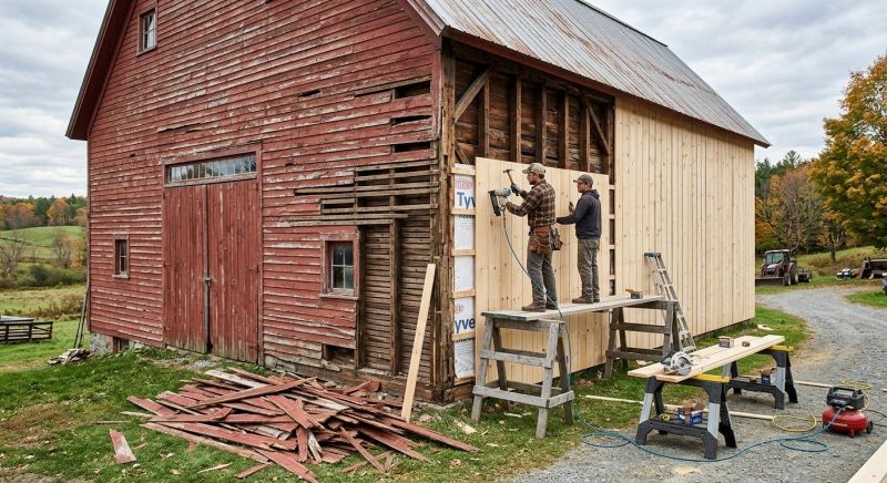 Barn Siding Replacement in Nashville, TN