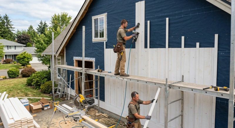 Batten Siding Installation in La Vergne, TN