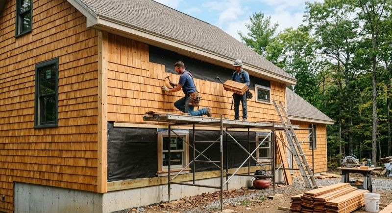 Cedar Siding Installation in Whites Creek, TN