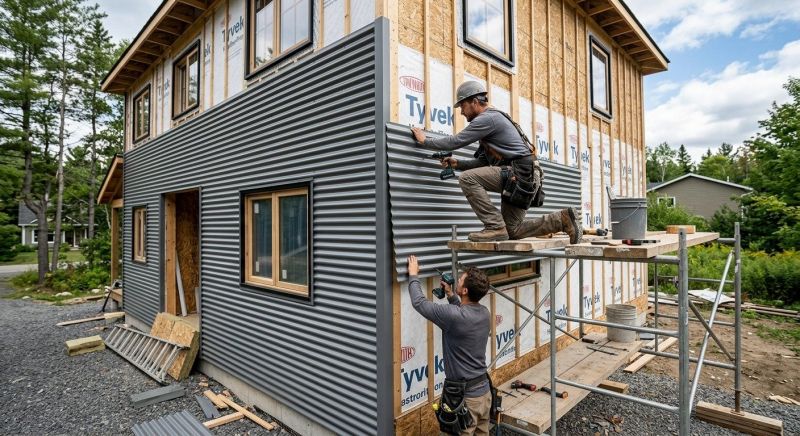 Corrugated Siding Installation in Sumner County, TN