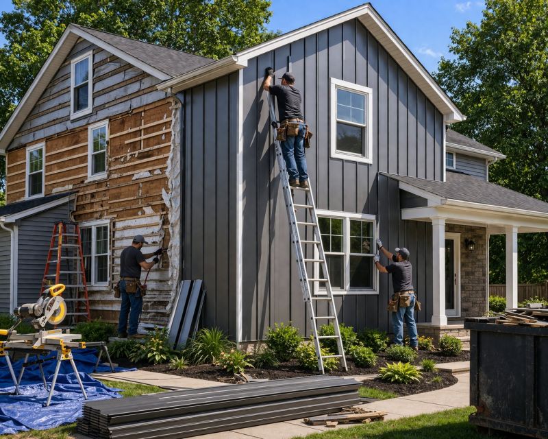 Damaged Siding Replacement in Sumner County, TN