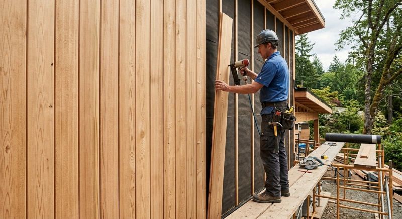Faux Wood Siding Installation in Bethpage, TN