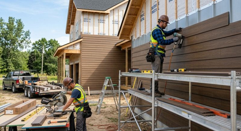 Faux Wood Siding Installation in Goodlettsville, TN