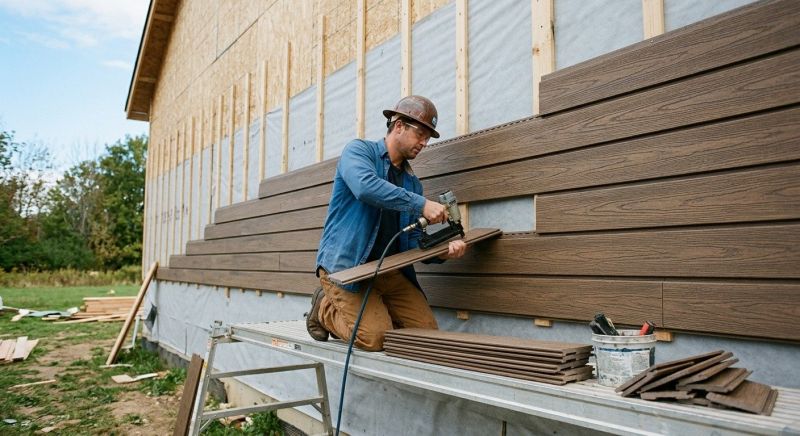 Faux Wood Siding Installation in Greenbrier, TN