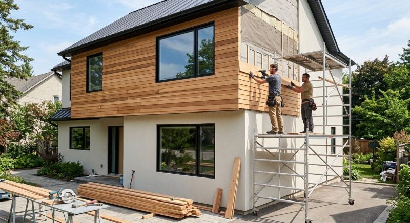 Faux Wood Siding Installation in Joelton, TN