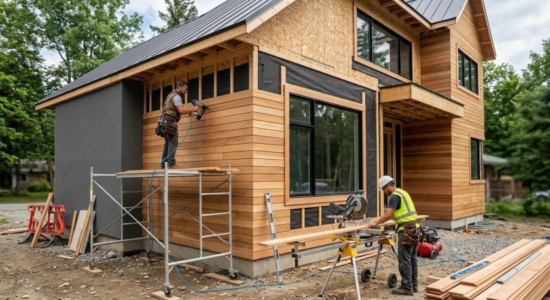 Faux Wood Siding Installation in Portland, TN