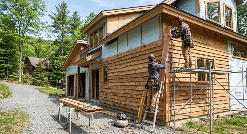 Faux Wood Siding Installation in Springfield, TN