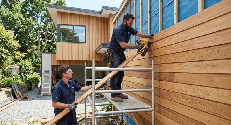 Hardwood Cladding Installation in Sumner County, TN