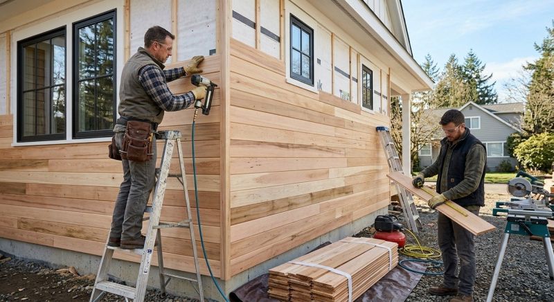 Hardwood Siding Installation in Hendersonville, TN