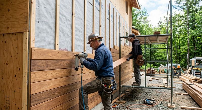 Hardwood Siding Installation in Hermitage, TN