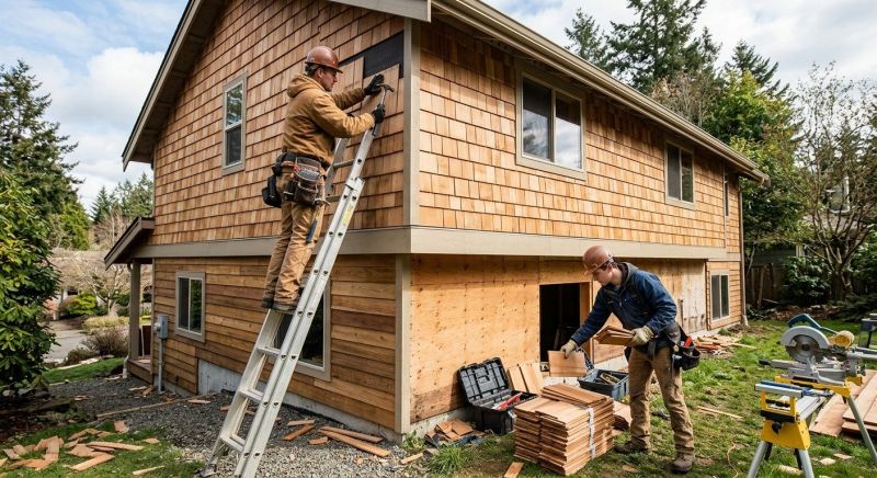 Hardwood Siding Installation in Hermitage, TN