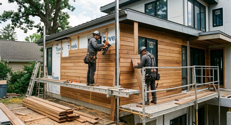 Hardwood Siding Installation in Madison, TN