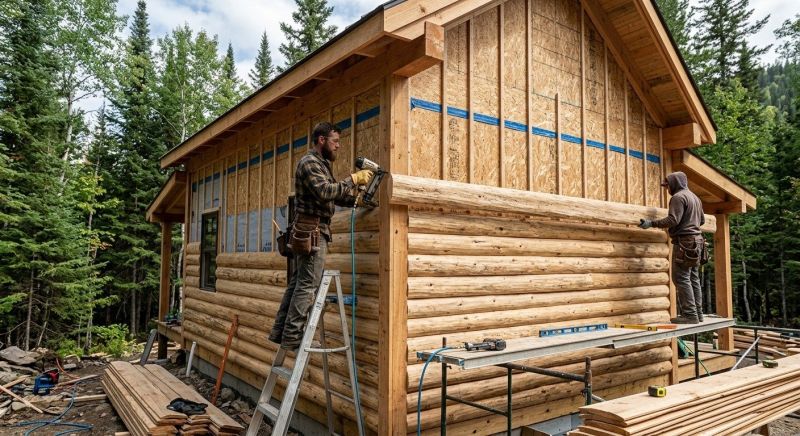 Log Home Siding Installation in Sumner County, TN