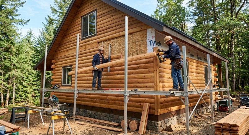 Log Siding Installation in Bethpage, TN