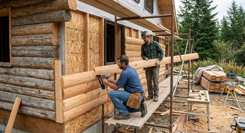 Log Siding Installation in Lebanon, TN