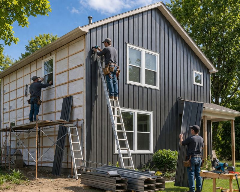 Metal Siding Installation in Wilson County, TN