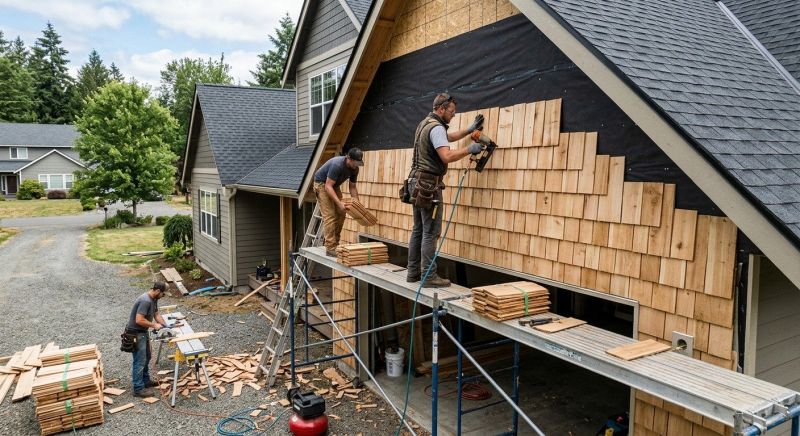 Shake Siding Installation in Lebanon, TN