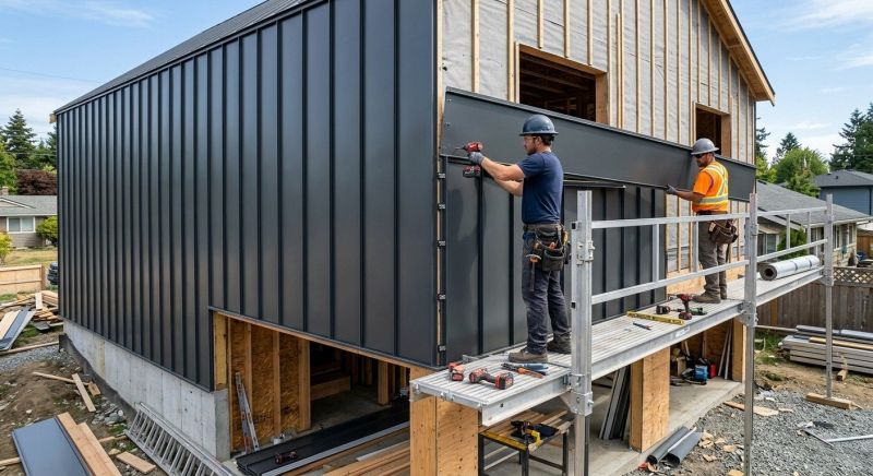 Steel Cladding Installation in Sumner County, TN