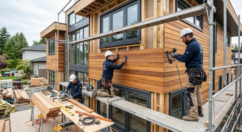 Wood Cladding Installation in Hermitage, TN