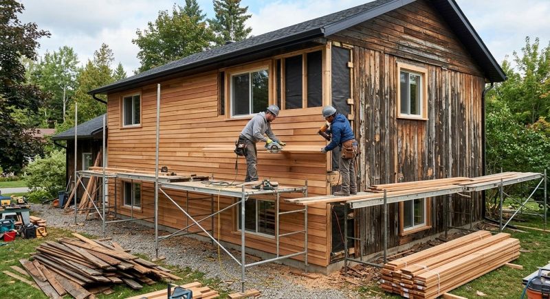 Wood Cladding Installation in Lebanon, TN
