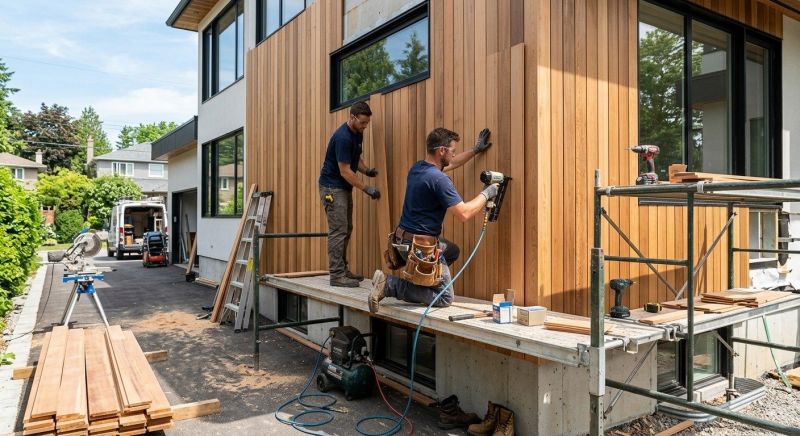 Wood Plank Siding Installation in Sumner County, TN